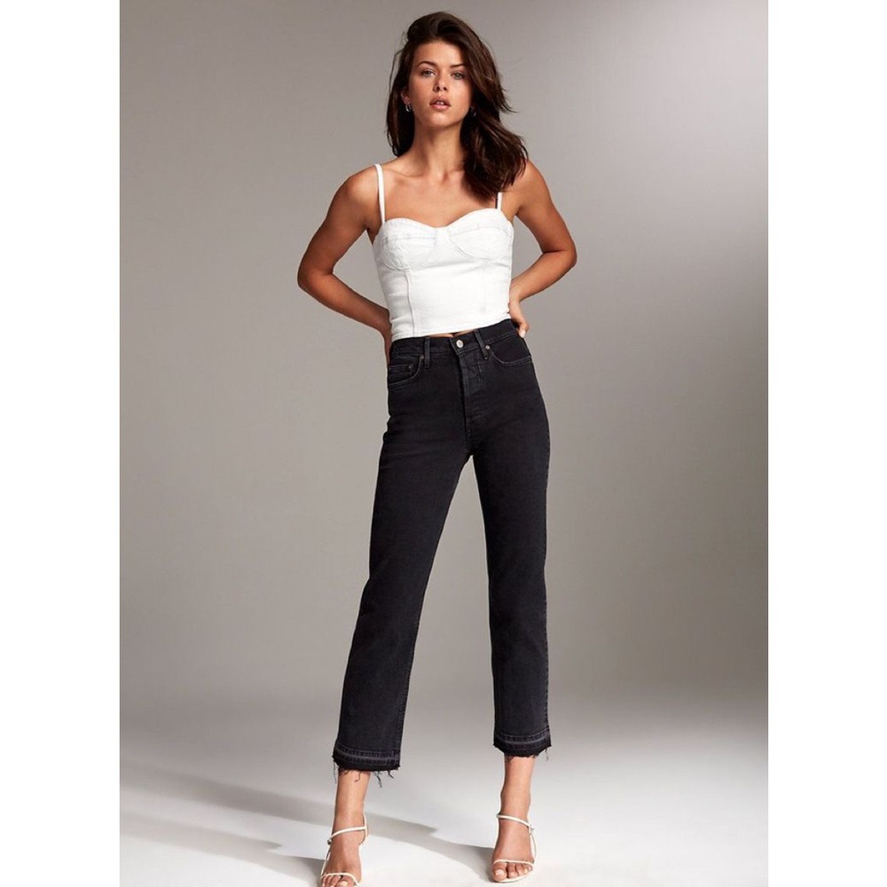 Denim Forum Arlo High Rise Straight jean Size 31